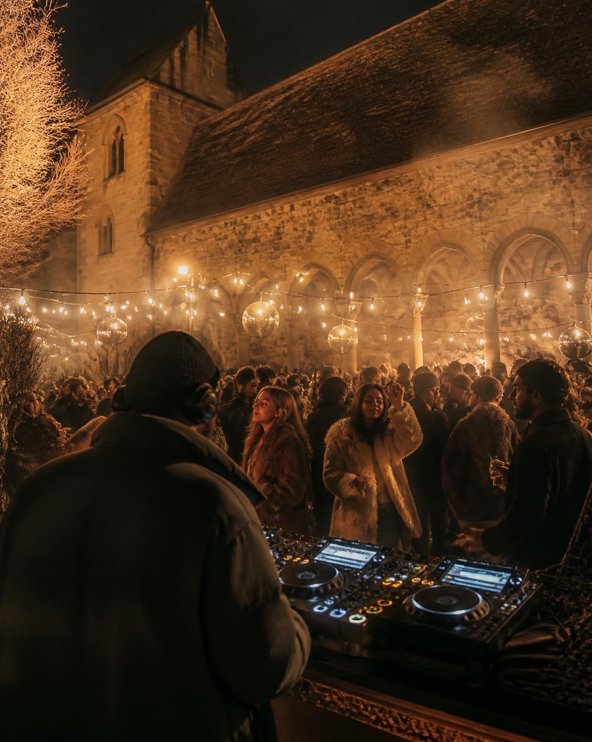 DJ-Abend im Winterhof